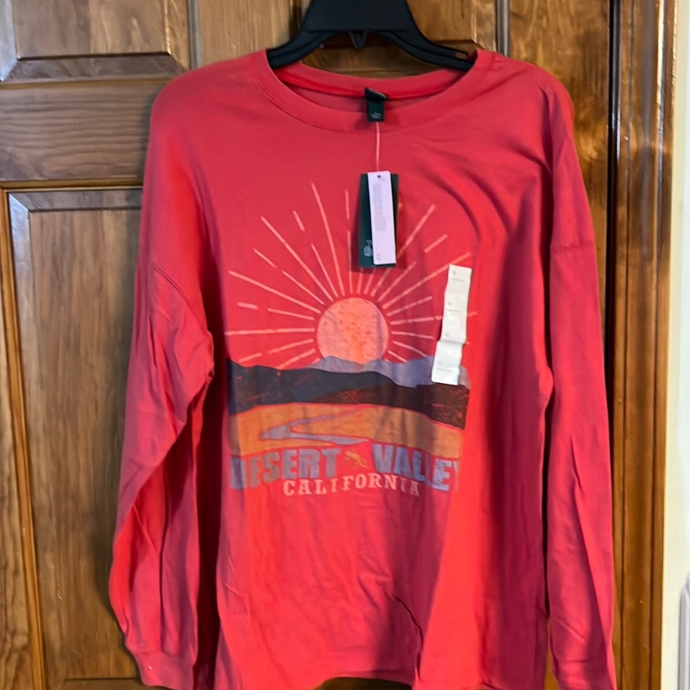 New Wild Fable Desert Valley California Mens Long Sleeve Shirt M NWT